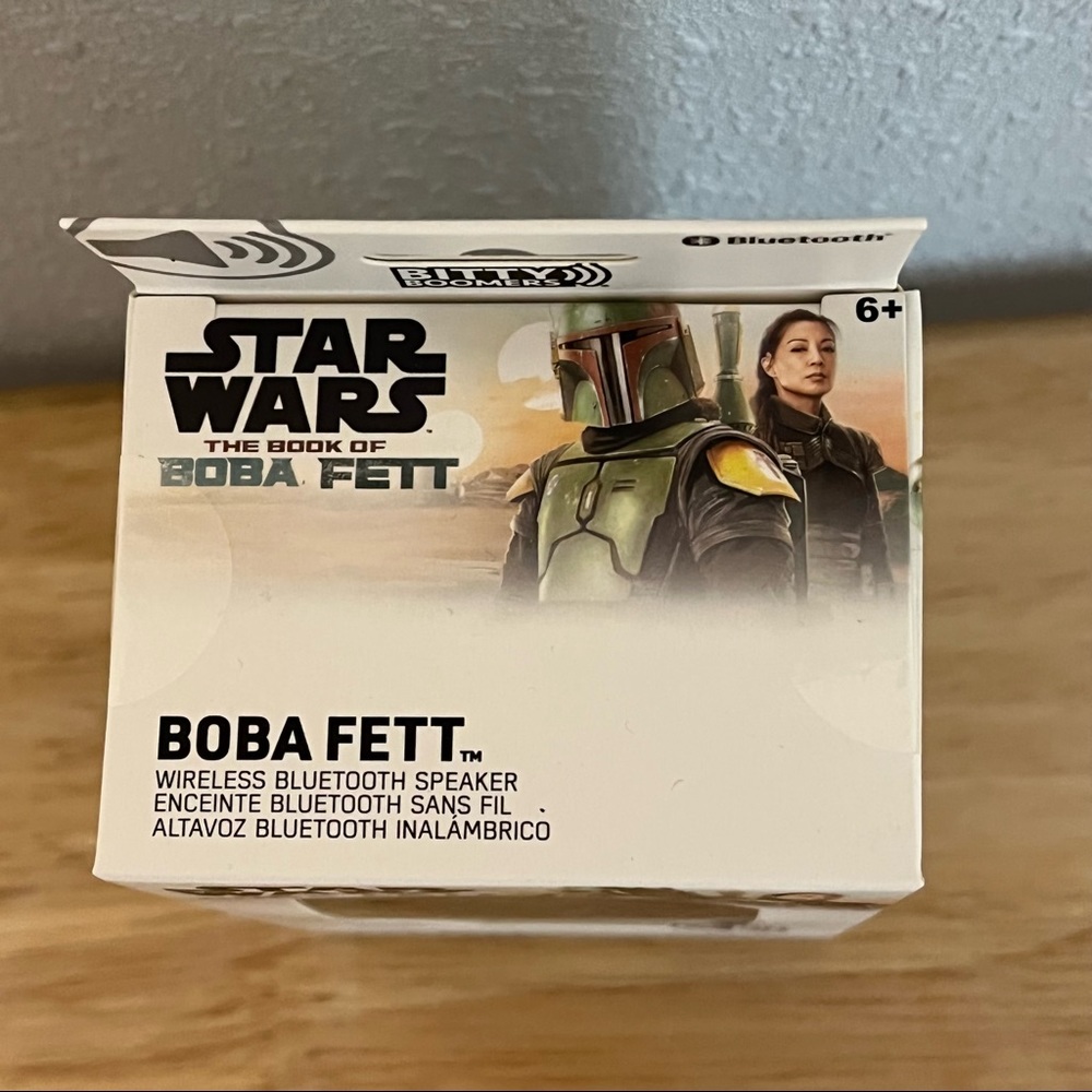 NIB Star Wars Boba Fett Bitty Boomers Disney+ Wireless Bluetooth Speaker - Picture 13 of 16